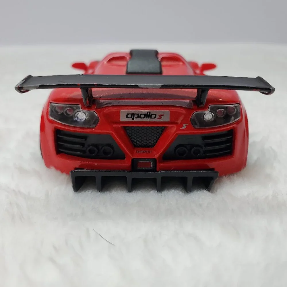 Red Gumpert Apollo Sport Pull Back Car Toy Kinsmart 5